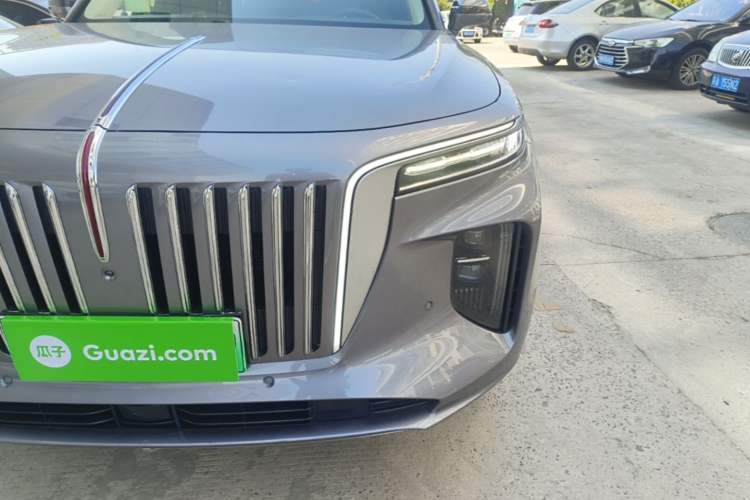 Used Hongqi E-HS9 2021 510 km Range Flagway Edition Six Seats Left Front Headlight
