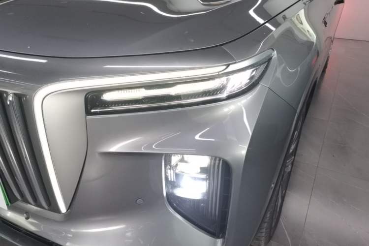 Used Hongqi E-HS9 2021 460 km Range Flagship Edition Six-Seater Left Front Headlight