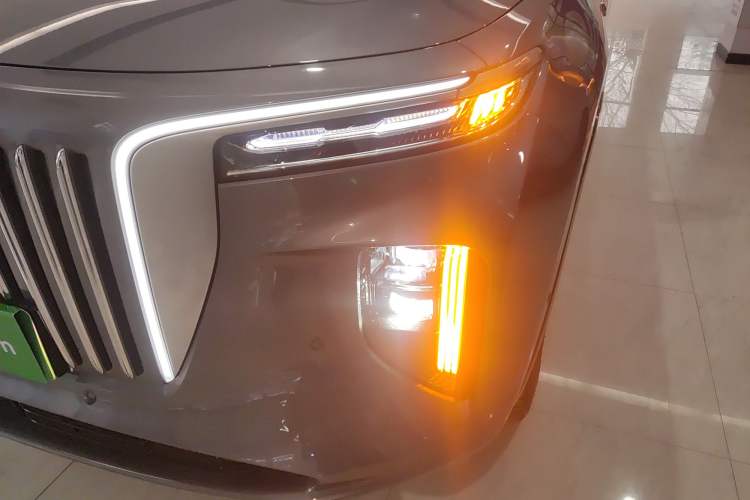 Used Hongqi E-HS9 2021 460 km Range Flagship Edition Six-Seater Left Front Headlight