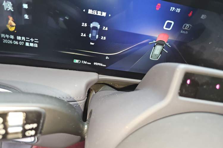 Used Hongqi E-HS9 2021 510 km Flagship Edition Four Seats Odometer Close Up