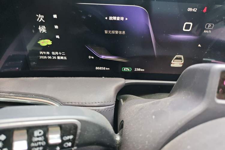 Used Hongqi E-HS9 2021 510 km Flagship Edition Four Seats Odometer Close Up