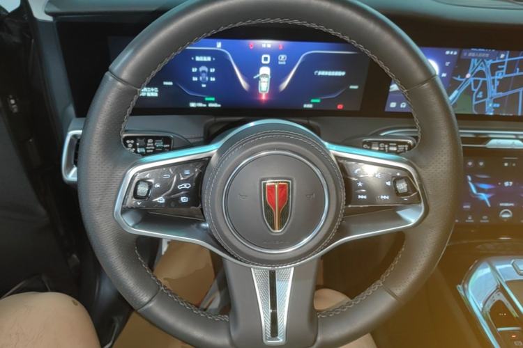 Used Hongqi E-HS9 2021 460 km Range Flagship Edition 7-Seater Steering Wheel