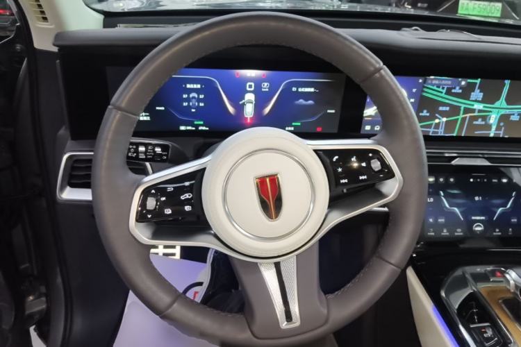 Used Hongqi E-HS9 2021 460 km Range Flagship Edition Six-Seater Steering Wheel