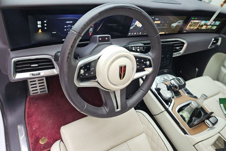 Used Hongqi E-HS9 2021 510 km Flagship Edition Four Seats Steering Wheel