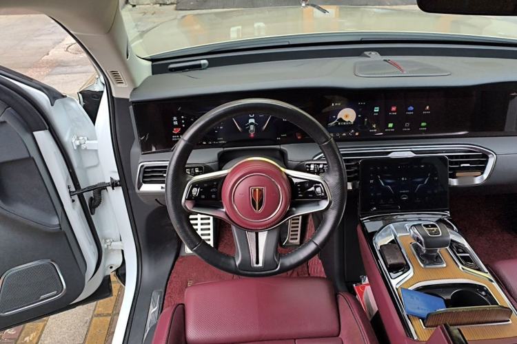Used Hongqi E-HS9 2021 460 km Range Flagship Edition Six-Seater Steering Wheel