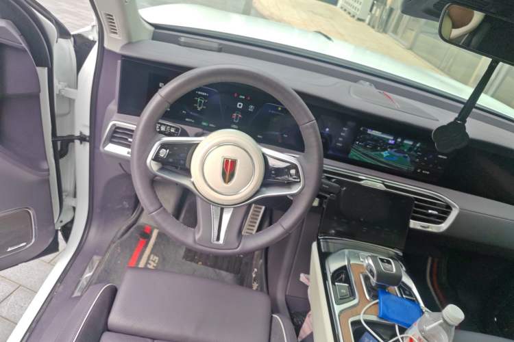 Used Hongqi E-HS9 2021 460 km Range Flagship Edition Six-Seater Steering Wheel