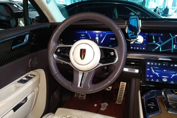 Used Hongqi E-HS9 2021 510 km Flagship Edition Four Seats Steering Wheel
