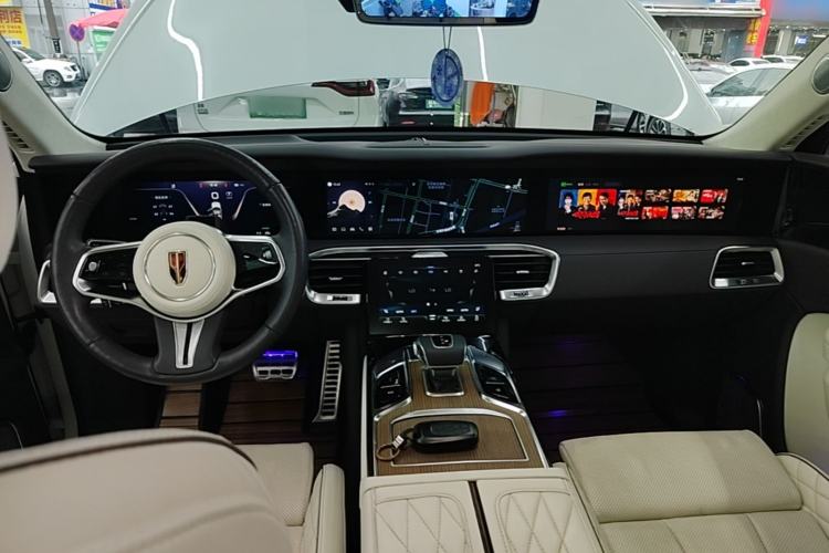 Used Hongqi E-HS9 2021 510 km Flagship Edition Four Seats Center Console