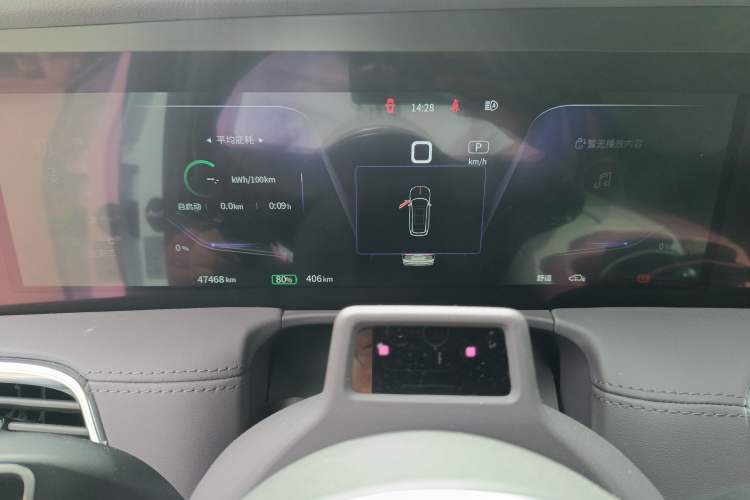 Used Hongqi E-HS9 2021 510 km Range Flagway Edition Six Seats Instrument Cluster