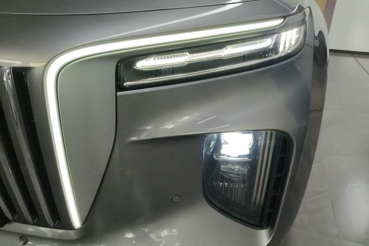 Used Hongqi E-HS9 2021 460 km Range Flagship Edition Six-Seater Left Front Headlight