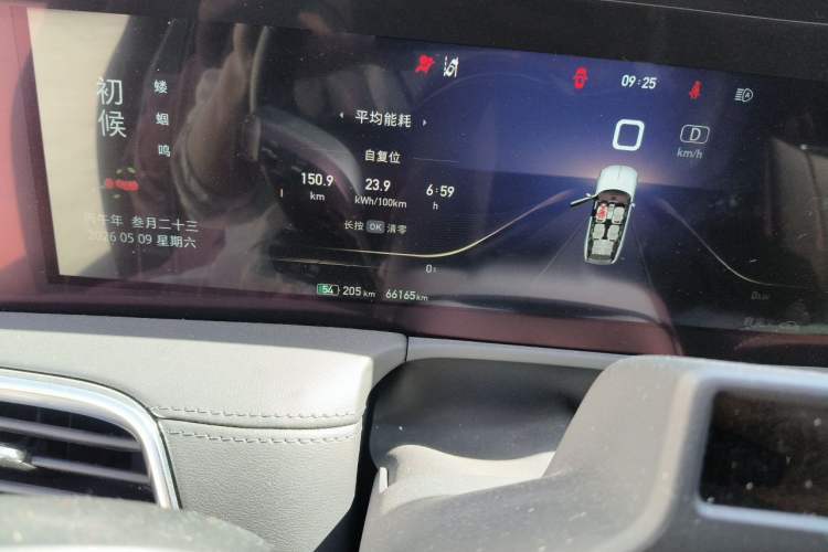 Used Hongqi E-HS9 2021 510 km Range Flagway Edition Six Seats Odometer Close Up