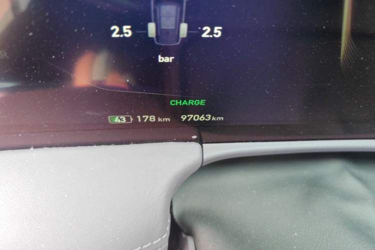 Used Hongqi E-HS9 2021 510 km Flagship Edition Four Seats Odometer Close Up