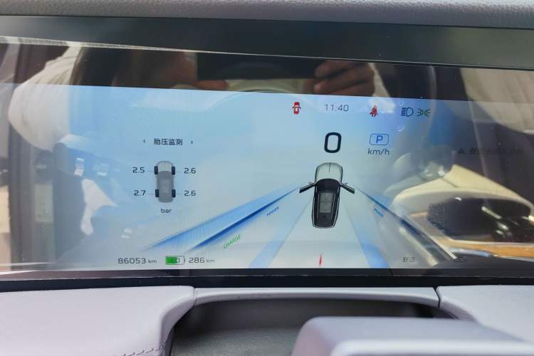 Used Hongqi E-HS9 2021 510 km Range Flagway Edition Six Seats Odometer Close Up