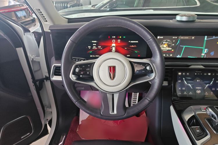 Used Hongqi E-HS9 2021 460 km Range Flagship Edition Six-Seater Steering Wheel