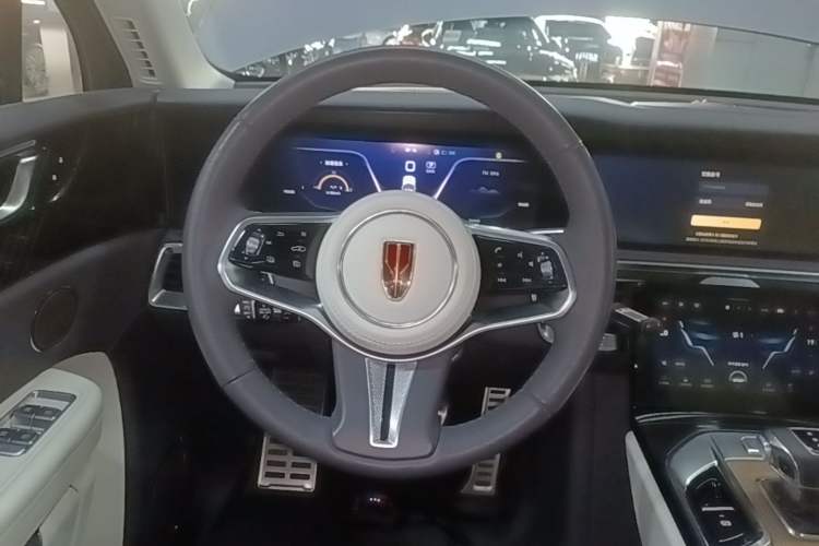 Used Hongqi E-HS9 2021 460 km Range Flagship Edition Six-Seater Steering Wheel