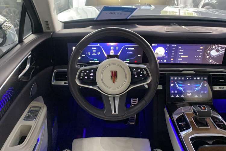 Used Hongqi E-HS9 2021 510 km Flagship Edition Four Seats Steering Wheel