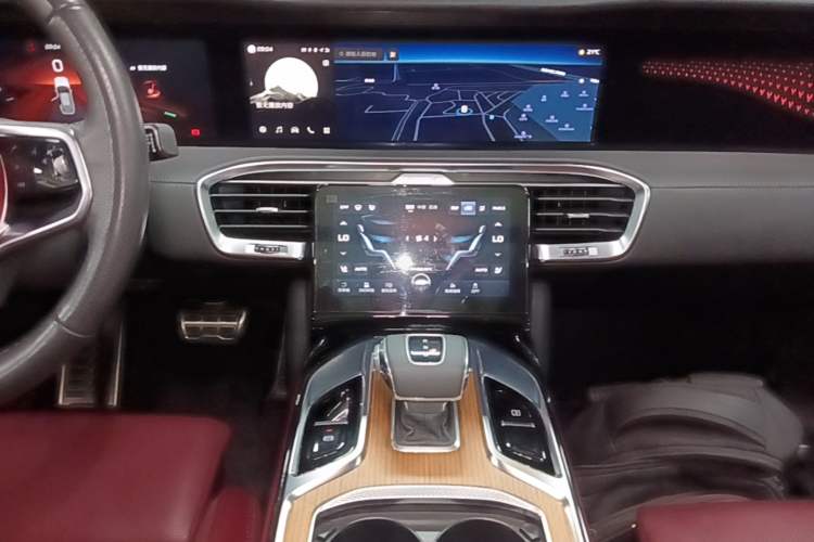 Used Hongqi E-HS9 2021 460 km Range Flagship Edition Six-Seater Audio And AC Panel