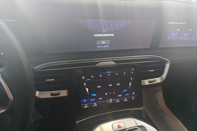 Used Hongqi E-HS9 2021 510 km Range Flagway Edition Six Seats Audio And AC Panel