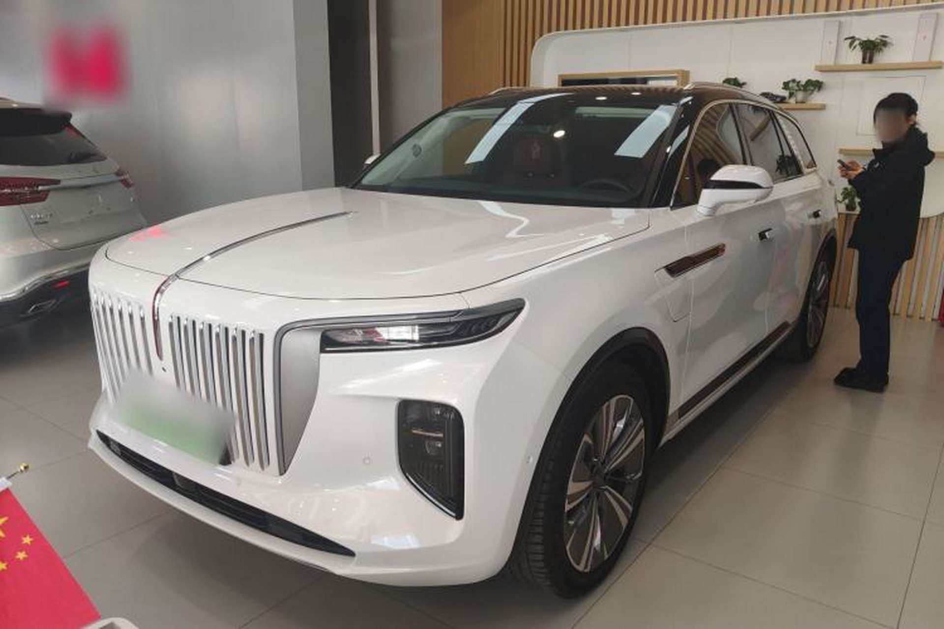 Used Hongqi E-HS9 2021 510 km Range Flagway Edition Six Seats Front Left 45 Deg