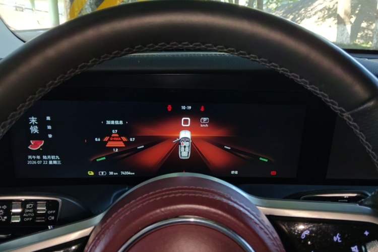 Used Hongqi E-HS9 2021 460 km Range Flagship Edition Six-Seater Instrument Cluster