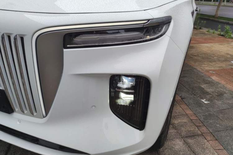 Used Hongqi E-HS9 2021 510 km Range Flagway Edition Six Seats Left Front Headlight