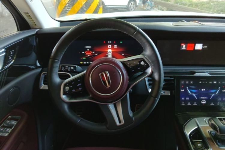 Used Hongqi E-HS9 2021 460 km Range Flagship Edition Six-Seater Steering Wheel