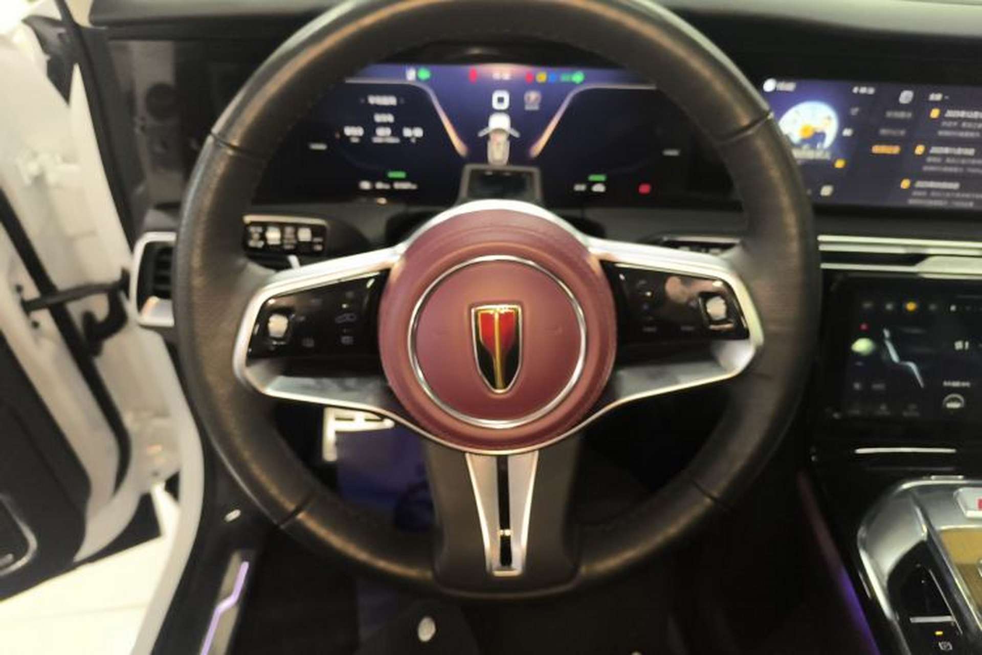 Used Hongqi E-HS9 2021 510 km Range Flagway Edition Six Seats Steering Wheel