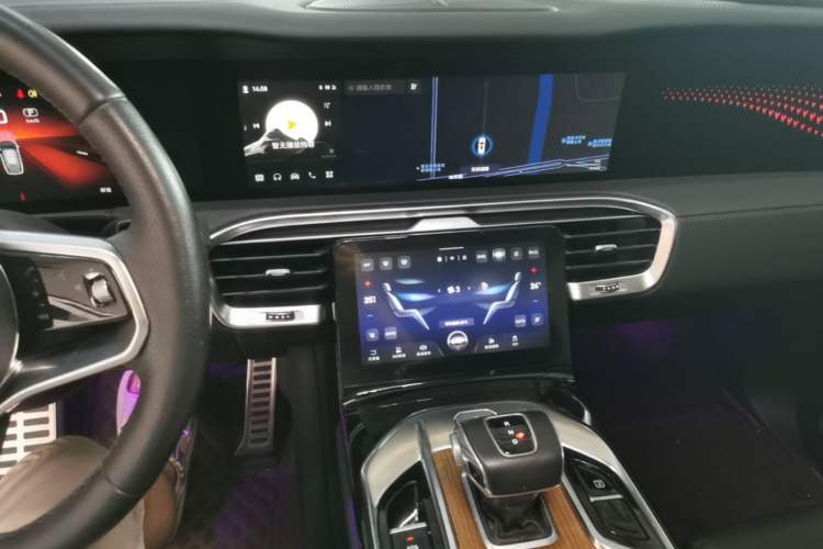 Used Hongqi E-HS9 2022 690 km Range Flagship Edition Six Seats Audio And AC Panel