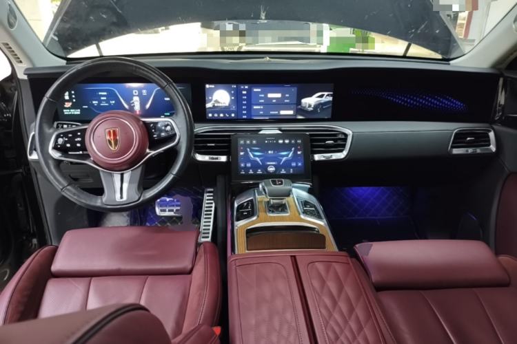 Used Hongqi E-HS9 2022 690 km Range Flagship Edition Six Seats Center Console