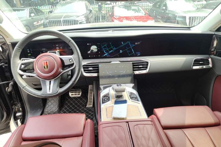Used Hongqi E-HS9 2022 660 km Range Flagway Edition Six Seats Center Console