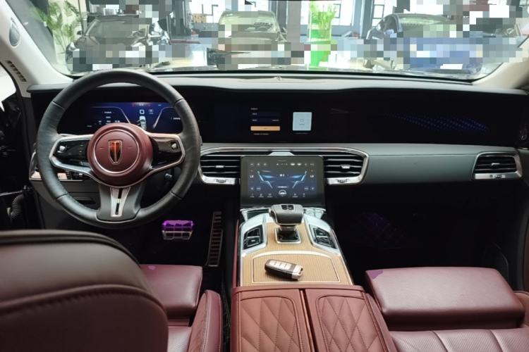 Used Hongqi E-HS9 2022 690 km Range Flagship Edition Six Seats Center Console