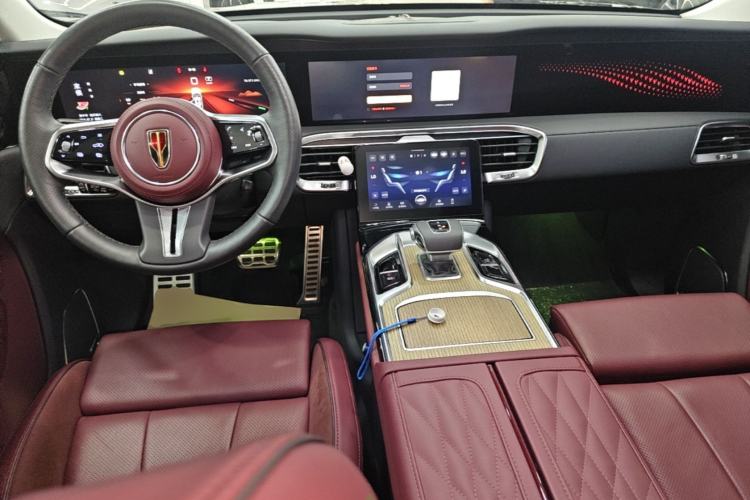 Used Hongqi E-HS9 2022 690 km Range Flagship Edition Six Seats Center Console