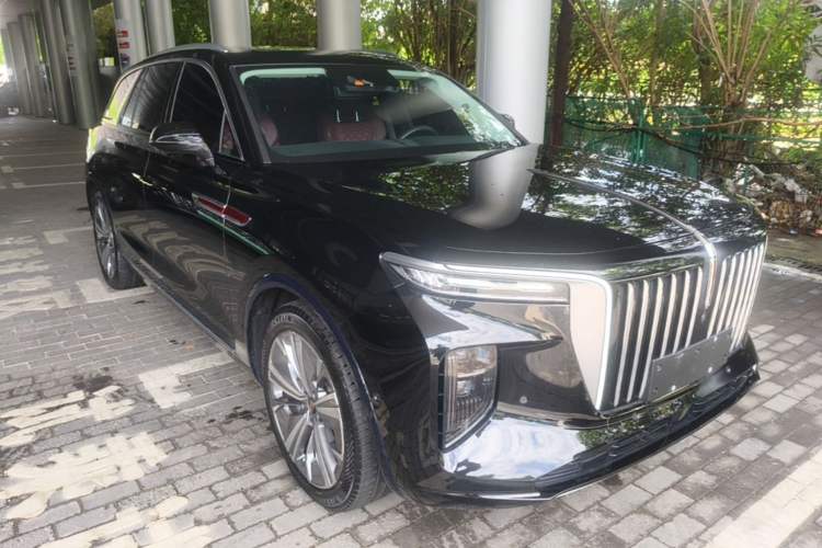 Used Hongqi E-HS9 2022 660 km Range Flagway Edition Six Seats Front Right 45 Deg