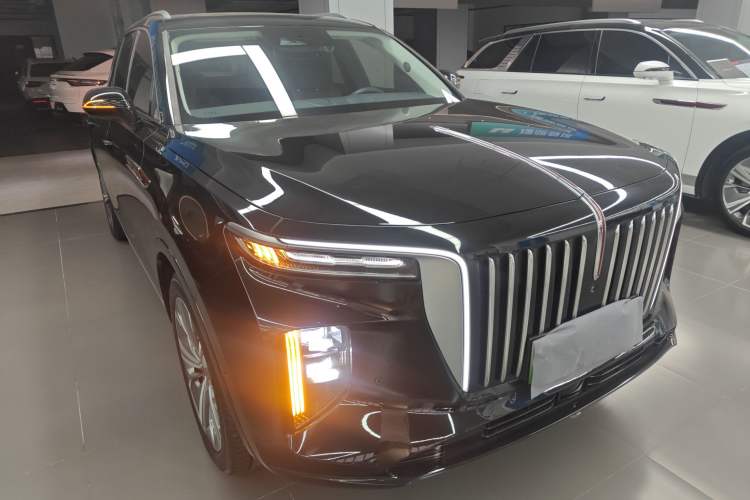 Used Hongqi E-HS9 2022 660 km Range Flagway Edition Six Seats Front Right 45 Deg