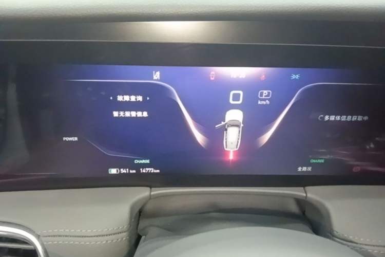 Used Hongqi E-HS9 2022 690 km Range Flagship Edition Six Seats Instrument Cluster