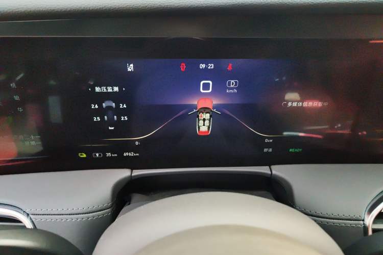 Used Hongqi E-HS9 2022 690 km Range Flagship Edition Six Seats Instrument Cluster