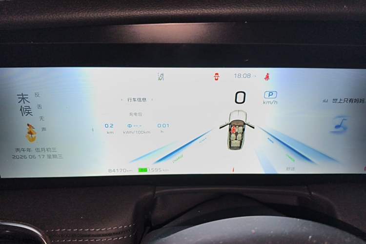 Used Hongqi E-HS9 2022 690 km Range Flagship Edition Six Seats Instrument Cluster