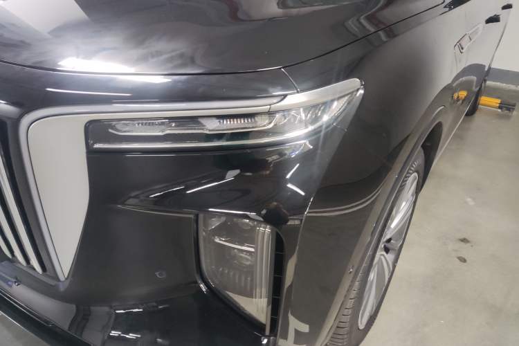 Used Hongqi E-HS9 2022 690 km Range Flagship Edition Six Seats Left Front Headlight