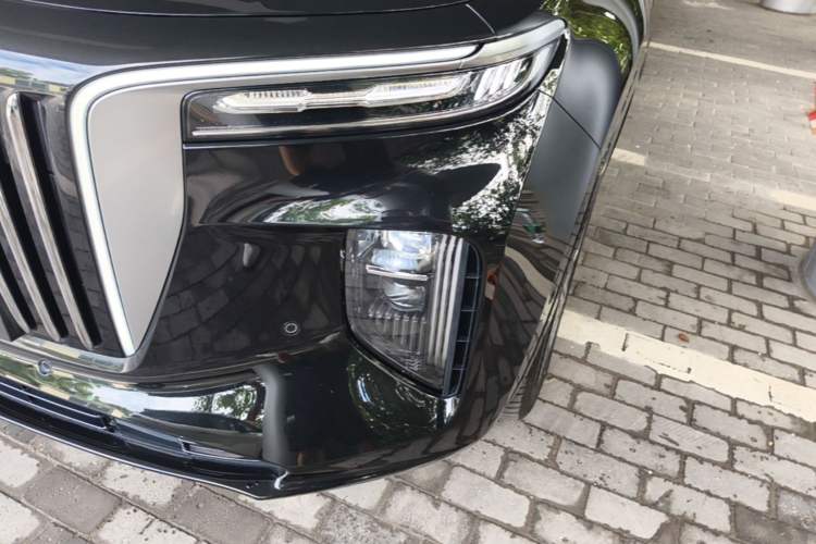 Used Hongqi E-HS9 2022 690 km Range Flagship Edition Six Seats Left Front Headlight