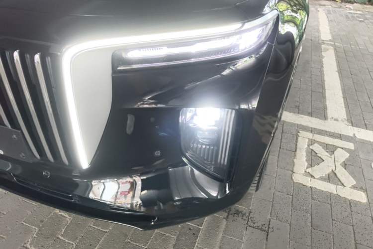 Used Hongqi E-HS9 2022 660 km Range Flagway Edition Six Seats Left Front Headlight