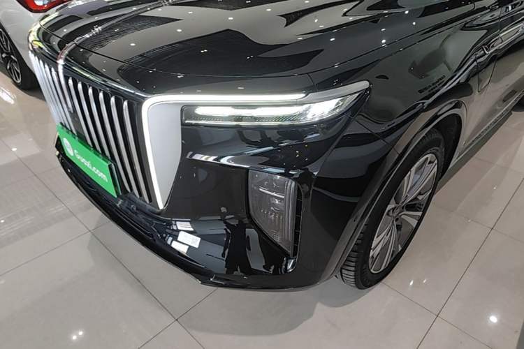 Used Hongqi E-HS9 2022 690 km Range Flagship Edition Six Seats Left Front Headlight