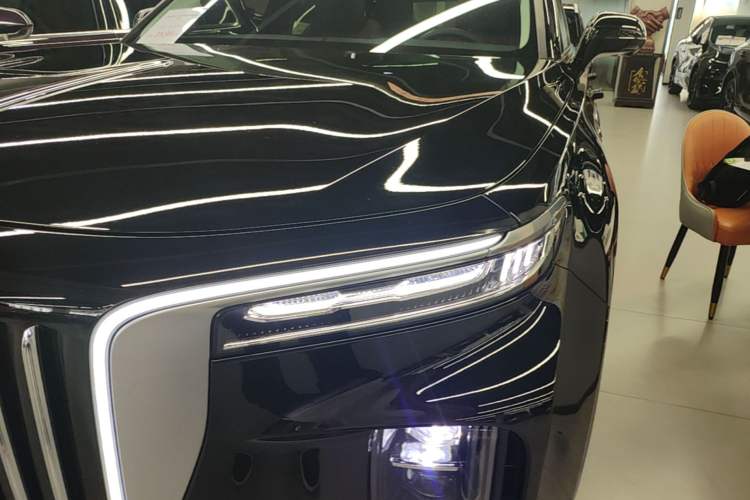 Used Hongqi E-HS9 2022 660 km Range Flagway Edition Six Seats Left Front Headlight