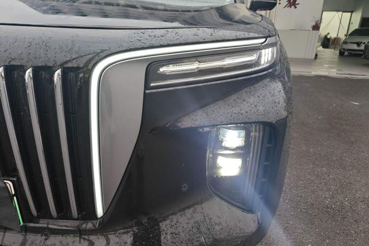 Used Hongqi E-HS9 2022 690 km Range Flagship Edition Six Seats Left Front Headlight