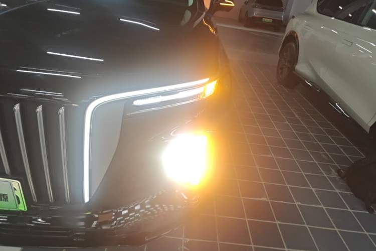 Used Hongqi E-HS9 2022 660 km Range Flagway Edition Six Seats Left Front Headlight
