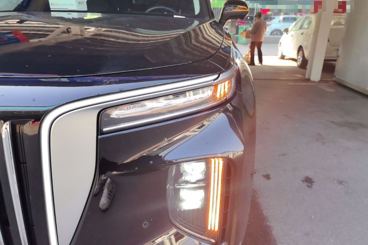 Used Hongqi E-HS9 2022 660 km Range Flagway Edition Six Seats Left Front Headlight