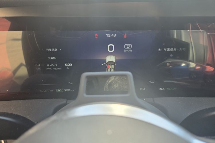 Used Hongqi E-HS9 2022 660 km Range Flagway Edition Six Seats Odometer Close Up