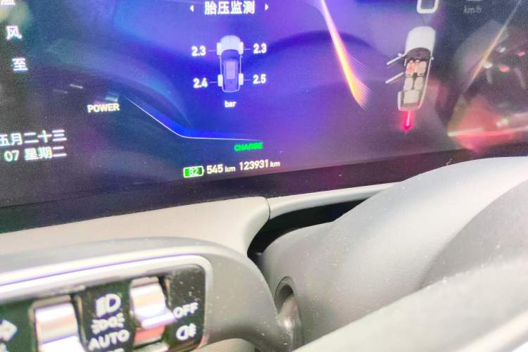 Used Hongqi E-HS9 2022 690 km Range Flagship Edition Six Seats Odometer Close Up