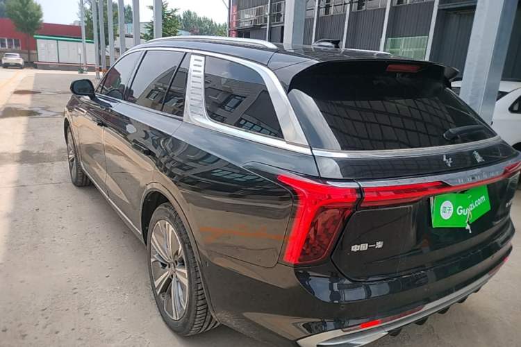 Used Hongqi E-HS9 2022 660 km Range Flagway Edition Six Seats Rear Left 45 Deg