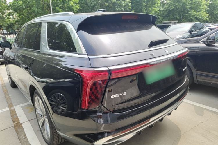 Used Hongqi E-HS9 2022 660 km Range Flagway Edition Six Seats Rear Left 45 Deg