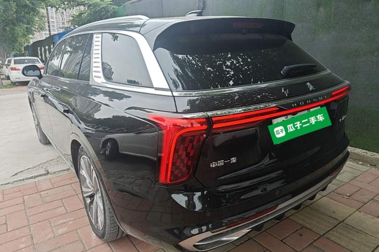 Used Hongqi E-HS9 2022 660 km Range Flagway Edition Six Seats Rear Left 45 Deg